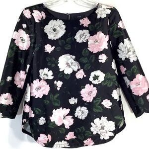 Gorgeous NWOT J. Crew Collection Wool-Silk Floral Top Size 4